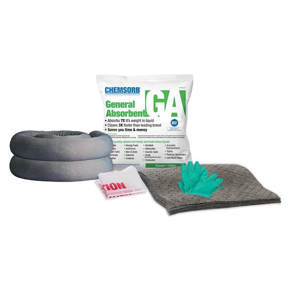 Chemsorb GA Landscaper Spill Response Kit, 5.5 Gallon Pick-Up Capacity SP30GA-LSK - main